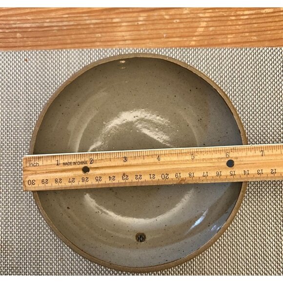 Vintage Hand-Painted Donabe Lid Bowl Stoneware Orange Poppy Rice Cooker - Picture 5 of 5